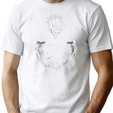 Vintage Anime - Vintage Manga Minimalist Graphic T-Shirt - Unisex Streetwear Tee - White