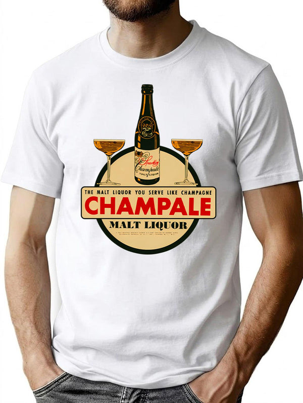 Vintage Champale Remix T-Shirt for Men & Women, T-Shirts Graphic Tee - White