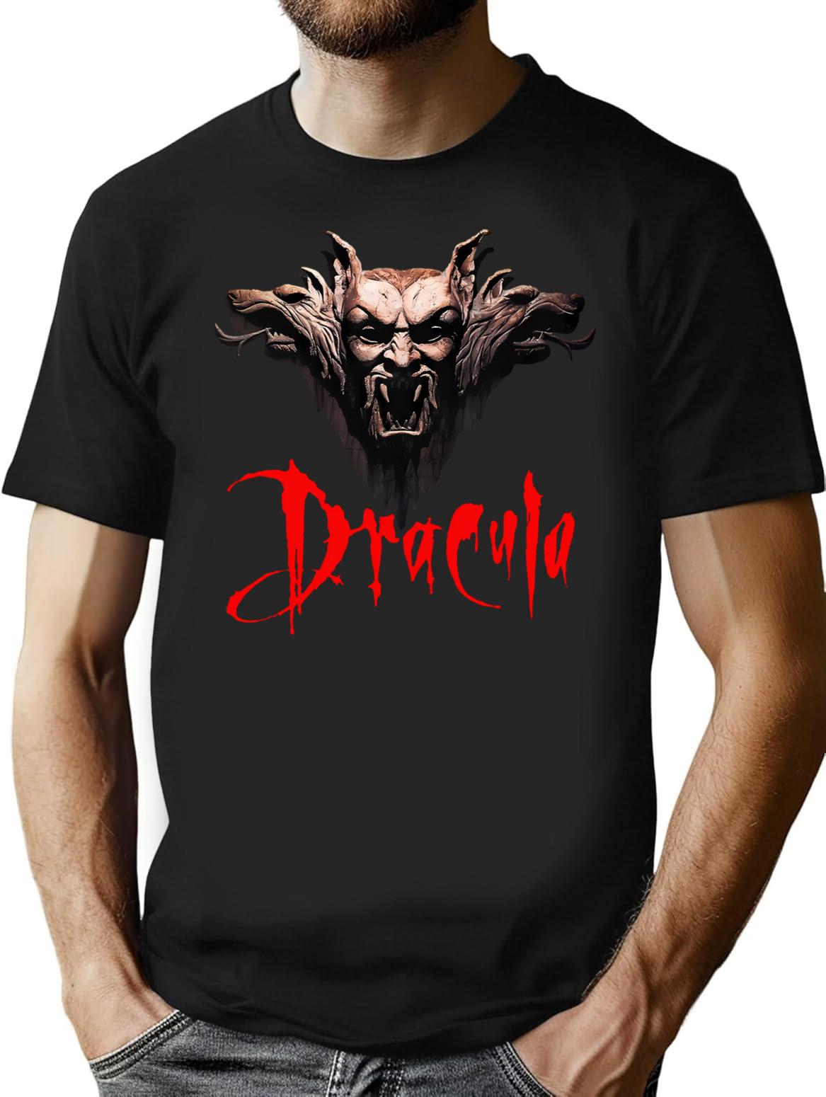 Vintage Dracula Movie T-Shirt for Men & Women, T-Shirts Graphic Tee - Black