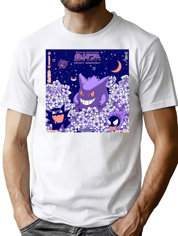 Vintage Lavender Town Minimalist Graphic T-Shirt - Unisex Streetwear Tee - White