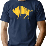 Vintage Manitoba T-Shirt for Men & Women, T-Shirts Graphic Tee - Navy