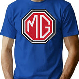 Vintage Mg Logo T-Shirt for Men & Women, T-Shirts Graphic Tee - Blue