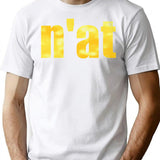 Vintage N'At (Pittsburgh) Text Minimalist Graphic T-Shirt - Unisex Streetwear Tee - White