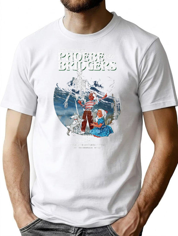 Vintage Phoeb Bridgers T-Shirt for Men & Women, T-Shirts Graphic Tee - White