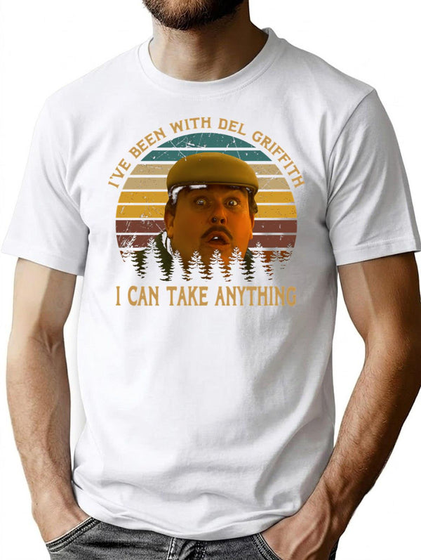 Vintage Planes Trains And Automobiles Films - I'Ve Been With Del Griffith T-Shirt for Men & Women, T-Shirts Graphic Tee - White