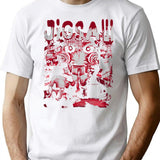 Vintage Retro Jigsaw Saw Movie T-Shirt for Men & Women, T-Shirts Graphic Tee - White