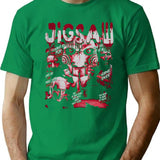 Vintage Retro Jigsaw Saw Movie T-Shirt for Men & Women, T-Shirts Graphic Tee - Green