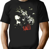 Vintage Saw Movie T-Shirt for Men & Women, T-Shirts Graphic Tee - Black
