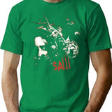 Vintage Saw Movie T-Shirt for Men & Women, T-Shirts Graphic Tee - Green