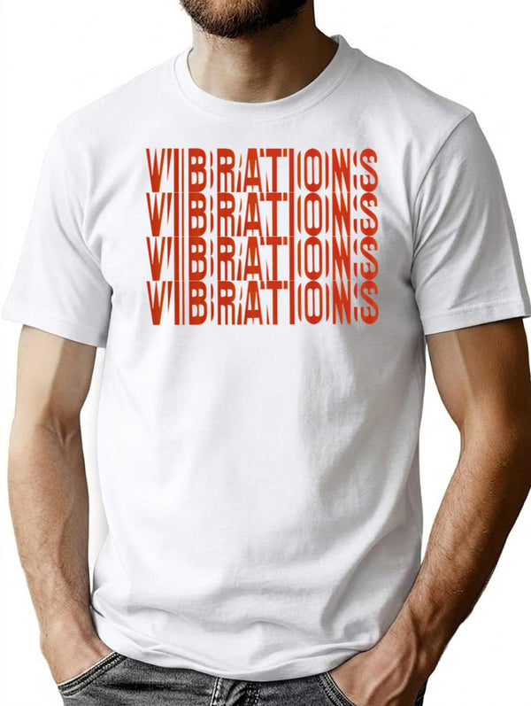 Vintage Vibrations Minimalist Graphic T-Shirt - Unisex Streetwear Tee - White