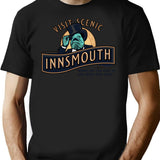 Visit Scenic Innsmouth T-Shirt for Men & Women, T-Shirts Graphic Tee - Black