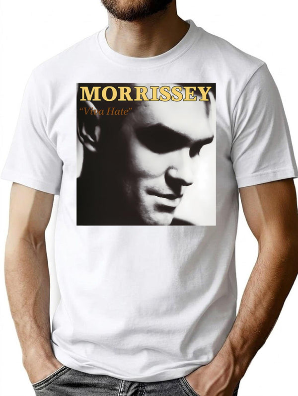 Viva Hate Classic Minimalist Graphic T-Shirt - Unisex Streetwear Tee - White