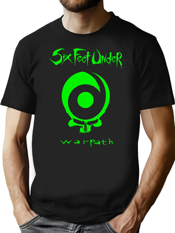 Warpath Minimalist Graphic T-Shirt - Unisex Streetwear Tee - Black