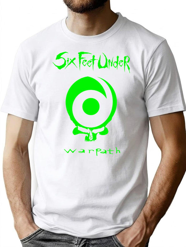 Warpath Minimalist Graphic T-Shirt - Unisex Streetwear Tee - White