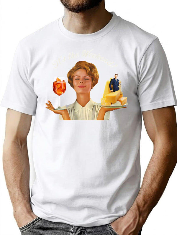 Weekend Plans T-Shirt for Men & Women, T-Shirts Graphic Tee - White