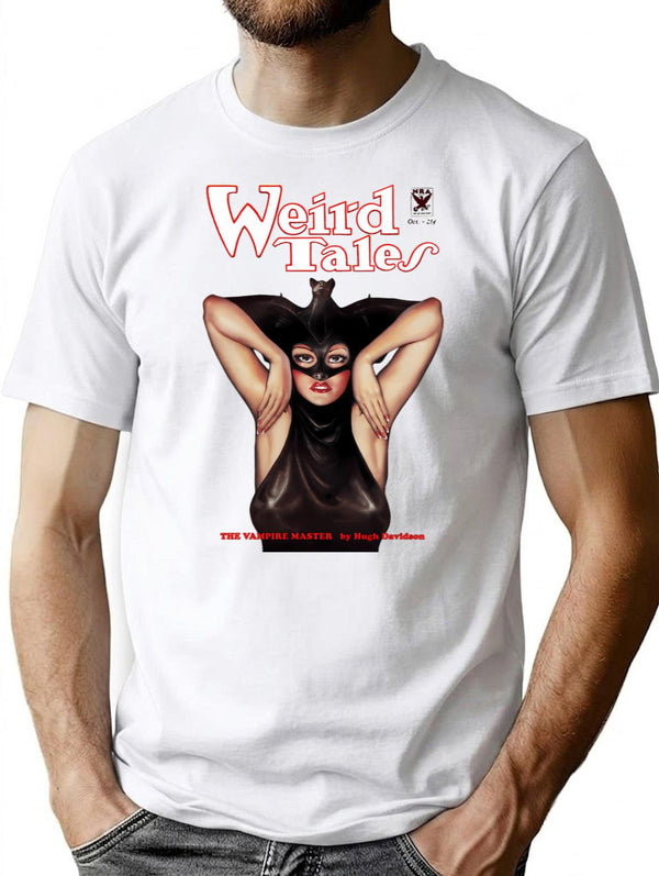 Weird Tales - Vintage Pulp Cover Art - Beautifully Restored T-Shirt for Men & Women, T-Shirts Graphic Tee - White