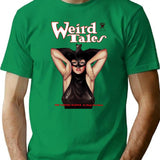Weird Tales - Vintage Pulp Cover Art - Beautifully Restored T-Shirt for Men & Women, T-Shirts Graphic Tee - Green