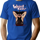 Weird Tales - Vintage Pulp Cover Art - Beautifully Restored T-Shirt for Men & Women, T-Shirts Graphic Tee - Blue