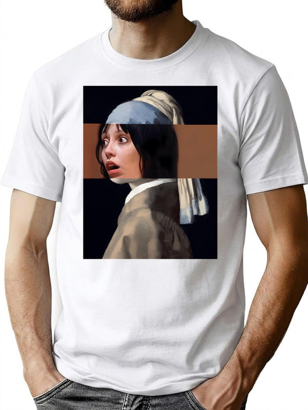 Wendy With The Pearl Earring T-Shirt for Men & Women, T-Shirts Graphic Tee - White