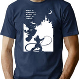What A Horrible Night To Have A Curse T-Shirt for Men & Women, T-Shirts Graphic Tee - Navy