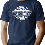 What Doesnt Kill You Give You Xp Tabletop Rpg Gaming T-Shirt for Men & Women, T-Shirts Graphic Tee - Navy