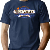 Where Is High Valley Idaho T -Shirt T-Shirt for Men & Women, T-Shirts Graphic Tee - Navy