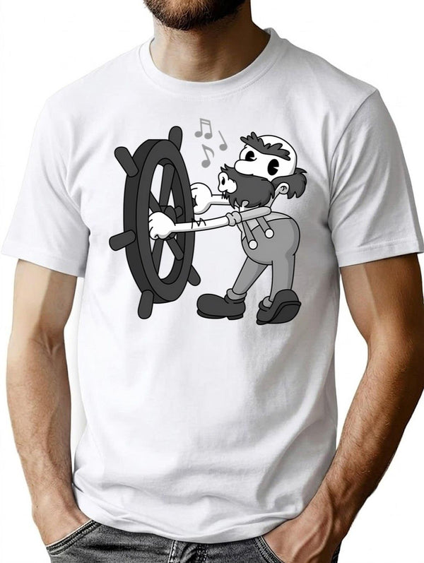 Willie Hears Ya. Willie Don'T Care. Minimalist Graphic T-Shirt - Unisex Streetwear Tee - White