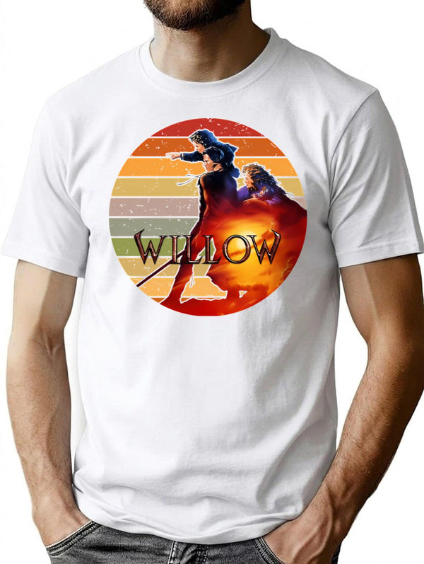 Willow Vintage Movie Minimalist Graphic T-Shirt - Unisex Streetwear Tee - White