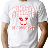 Windsor College Class Of 97 (Scream 2) T-Shirt for Men & Women, T-Shirts Graphic Tee - White