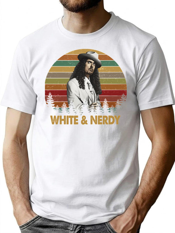 Wonderful Memory Rock Al White And Nerdy Vintage Cute T-Shirt for Men & Women, T-Shirts Graphic Tee - White