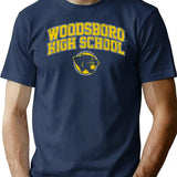 Woodsboro High School T-Shirt for Men & Women, T-Shirts Graphic Tee - Navy