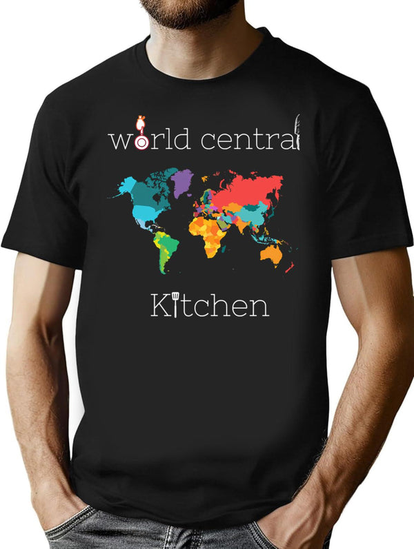 World Central Kitchen Active Minimalist Graphic T-Shirt - Unisex Streetwear Tee - Black
