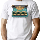 Writer'S Block T-Shirt for Men & Women, T-Shirts Graphic Tee - White