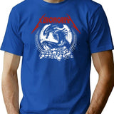 Xenomorph Alien Metal T-Shirt for Men & Women, T-Shirts Graphic Tee - Blue
