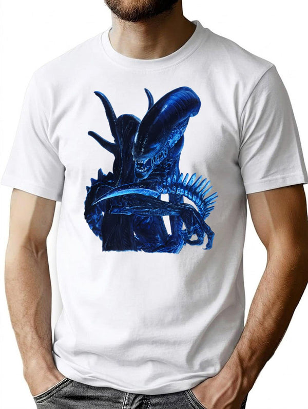 Xenomorph T-Shirt for Men & Women, T-Shirts Graphic Tee - White