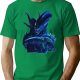 Xenomorph T-Shirt for Men & Women, T-Shirts Graphic Tee - Green