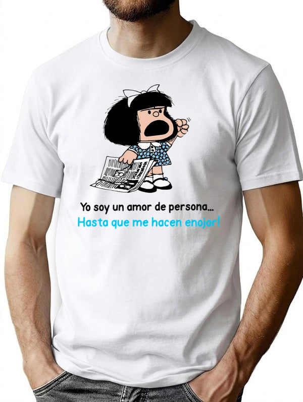 Yo Soy Un Amor De Persona... T-Shirt for Men & Women, T-Shirts Graphic Tee - White