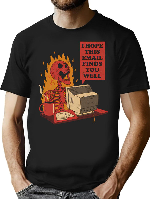 You Got Mail T-Shirt for Men & Women, T-Shirts Graphic Tee - Black