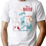 Your Monster Film T-Shirt for Men & Women, T-Shirts Graphic Tee - White