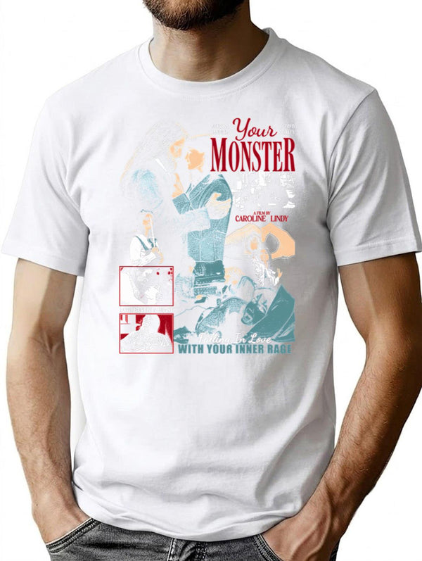 Your Monster Film T-Shirt for Men & Women, T-Shirts Graphic Tee - White