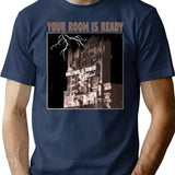 Your Room Is Ready - Hollywood Tower Hotel T-Shirt for Men & Women, T-Shirts Graphic Tee - Navy