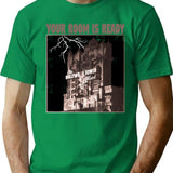 Your Room Is Ready - Hollywood Tower Hotel T-Shirt for Men & Women, T-Shirts Graphic Tee - Green