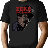 Zeke The Plumber T-Shirt for Men & Women, T-Shirts Graphic Tee - Black