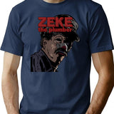 Zeke The Plumber T-Shirt for Men & Women, T-Shirts Graphic Tee - Navy