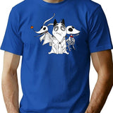 Zero Scraps And Sparky Dog Tim Burton Movies T-Shirt for Men & Women, T-Shirts Graphic Tee - Blue
